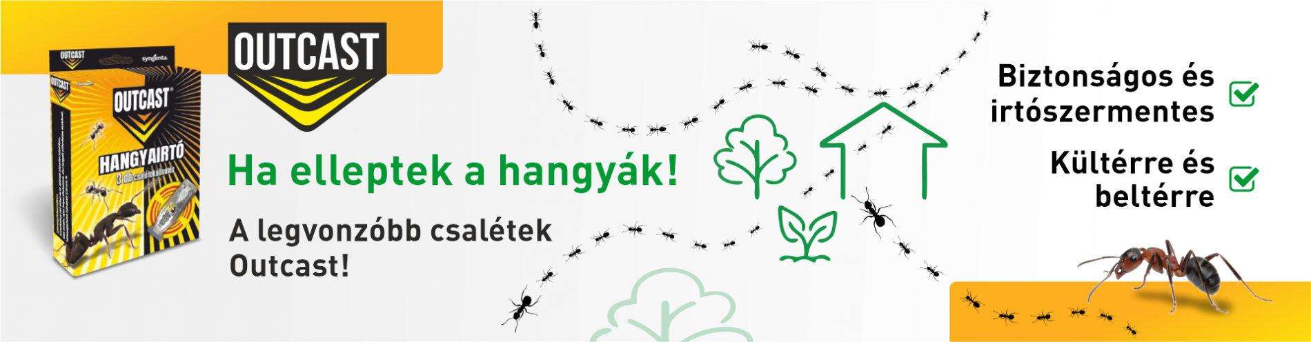 Outcast hangyairtó